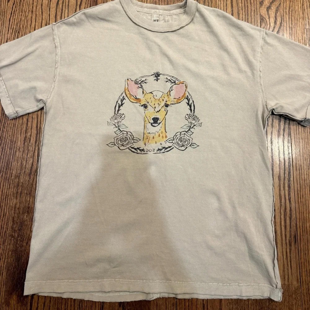 NWOT Free People We the Free Farm Friends Tee- Doe - Picture 6 of 8